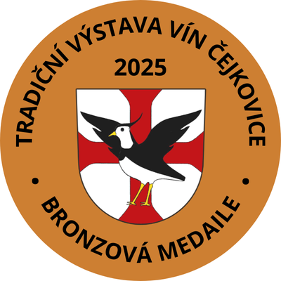 Tradiční výstava vín Čejkovice 2025 - bronzová medaile
